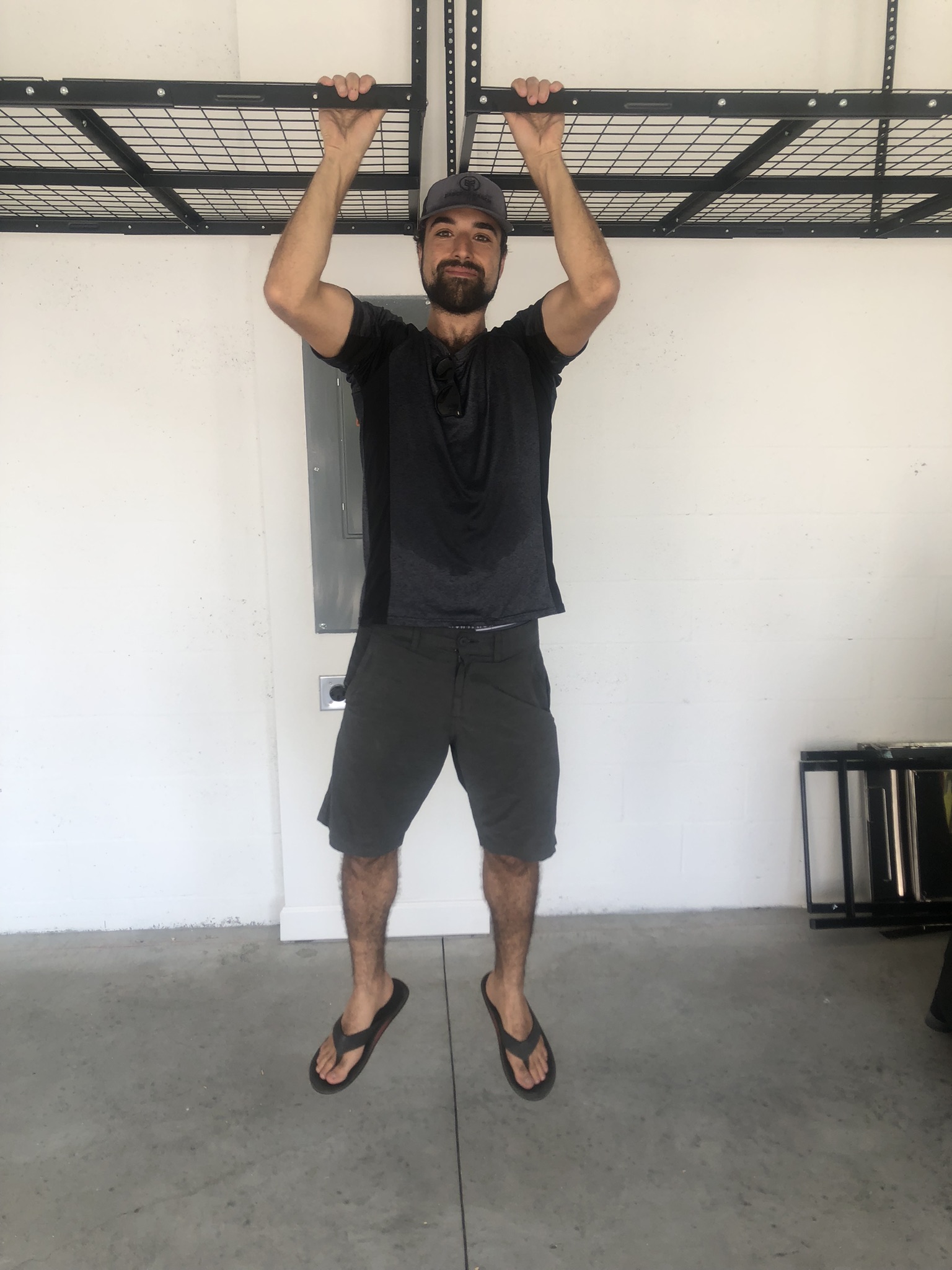 Overhead garage racks